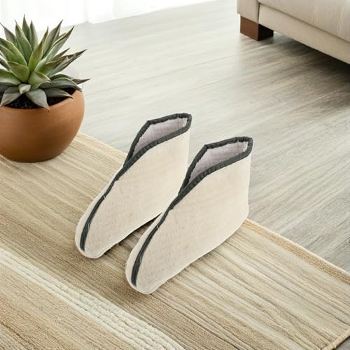 Forros de lana para botas de invierno Operitacx acolchados para hombre y mujer 7