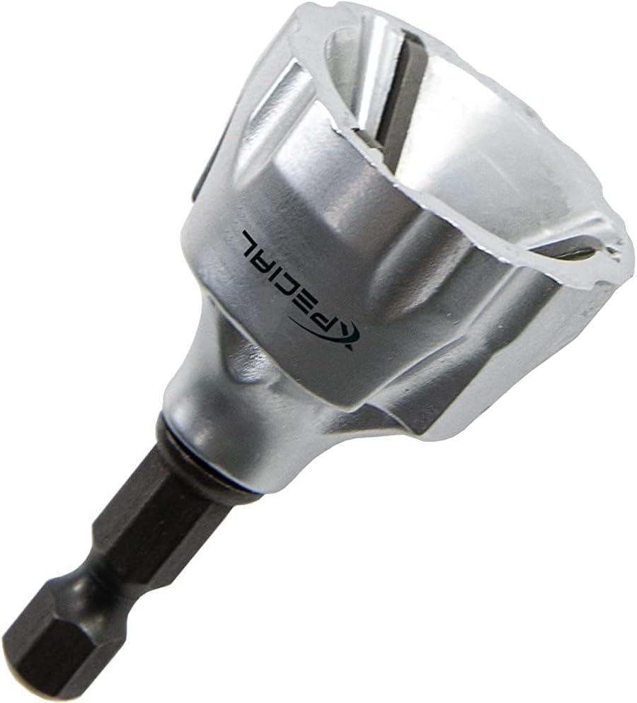 Deburring External Chamfer Tool, with Tungsten Carbide Blade, Deburring Chamfering Drill Bit, Remove Burr Tools Quick Release Hex Shank. Improved Durability and Sharpness. Fits 1/8" to 3/4".