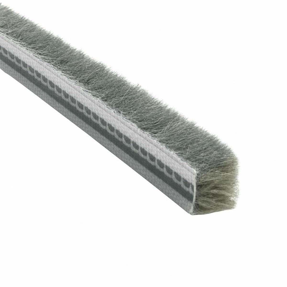 10M Slide-in Door Window Weather Stripping Soundproof Brush Strip Card Slot Pile Weatherstrip for Door Frame Sash Sealer-Gray-5X6-10M