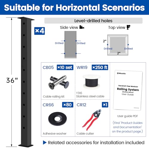 image for Muzata 15-20ft Complete Set 36