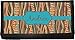 Tribal Ribbons Canvas Checkbook Cover (Personalized)