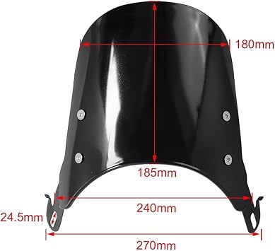 Motorcycle Deflector Windshield 4-7 Headlamp For S&uzuki VX 800 SV 650 GS 500E GSF 600N 1200N(Package 2)