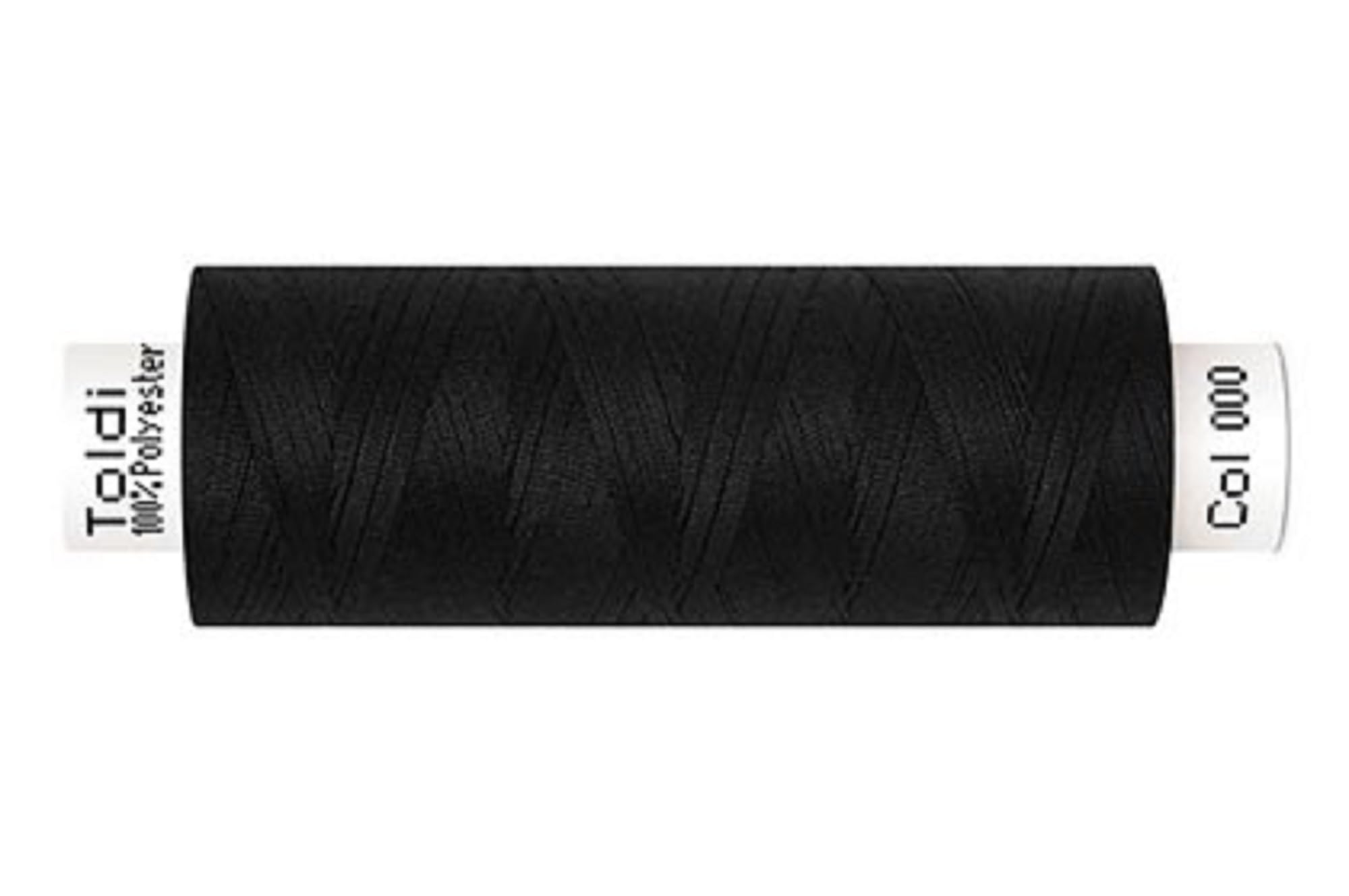Gütermann Nähgarn Allesnäher TOLDI | 500m | Nähmaschinengarn | 40 Farben (000 schwarz)