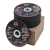 Merryland Dischi da Taglio 125 Ferro Metallo Acciaio INOX per Smerigliatrice Angolare, 125 X 1,0 mm Disco Flessibili 50 Pezzi, Craft-line C13081042