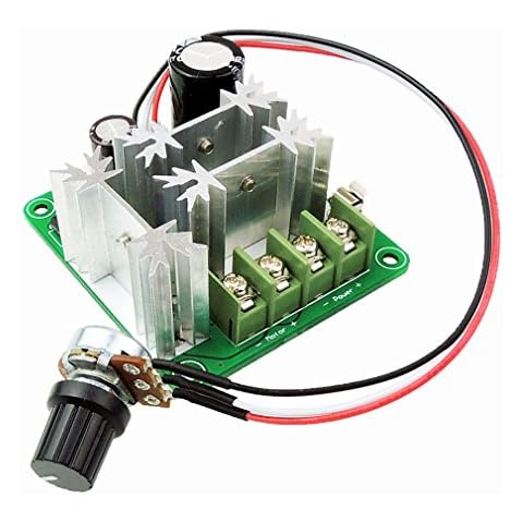 Hailege 6V-90V 15A DC Motor Speed Control 16KHZ PWM Controller Speed Regulator Module Board Support PLC Control Cover