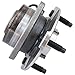 PAROD Pair 513189 Front Wheel Bearing & Hub Assembly Compatible with 2005-2006 Chevy Equinox, 2006 Pontiac Torrent, 2002-2007 Saturn Vue 5 Lugs W/ABS