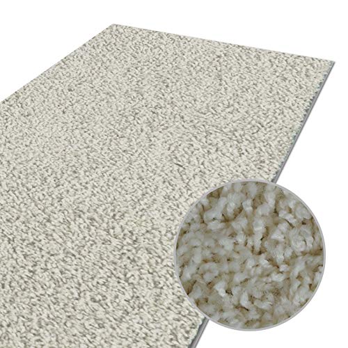 casa pura Shaggy-Teppich Barcelona (Creme, 200 x 150 cm) – Ansicht 6
