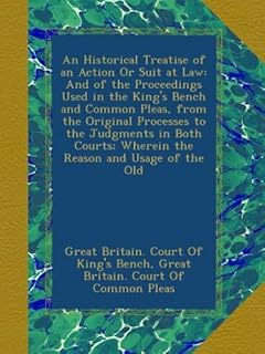 An Historical Treatise of an Action Or Suit at Law: And of the Proceedings Used in the King's Bench and Common Pleas, from the Original Processes to ... Wherein the Reason and Usage of the Old