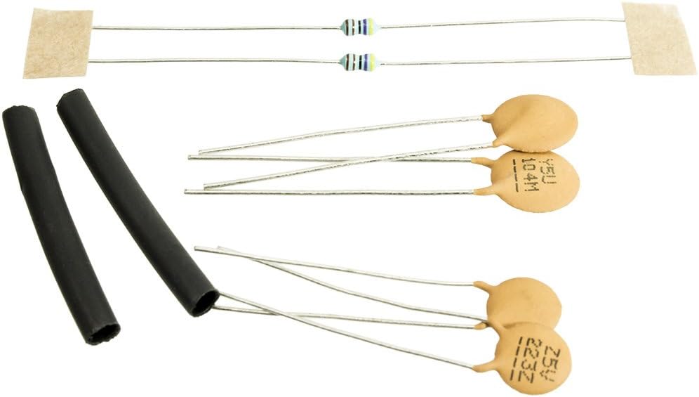Greasebucket Tone Control Capacitor/Resistor Upgrade Kit for 2 Strat/Tele Pots