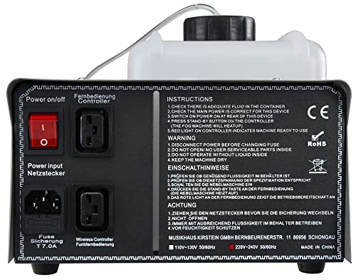 Nebelmaschine Showlite SN-1200 mit 1200 Watt Leistung