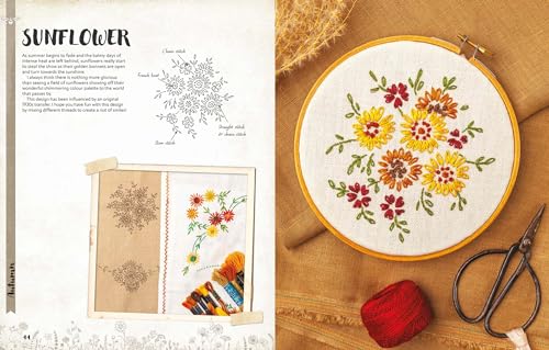 A Love of Cloth & Thread: Among the Wildflowers: Over 25 Original Embroidery Designs with Iron-On Tr