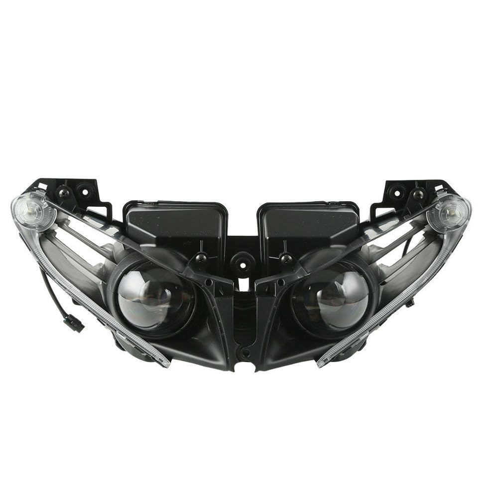Światło Do Jazdy Pasuje do Yamaha YZF R1 2012-2014 montaż reflektorów motocyklowych górny wspornik owiewki Dirt Bike przednie światła(With Bracket)