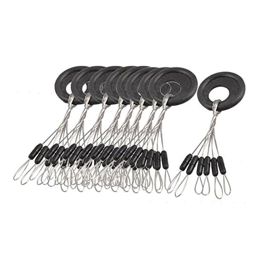 Pesa de plomo de caucho de flotar - TOOGOO(R) 10 piezas 6 en 1 Pesa de plomo de caucho de flotar en forma de cilindro