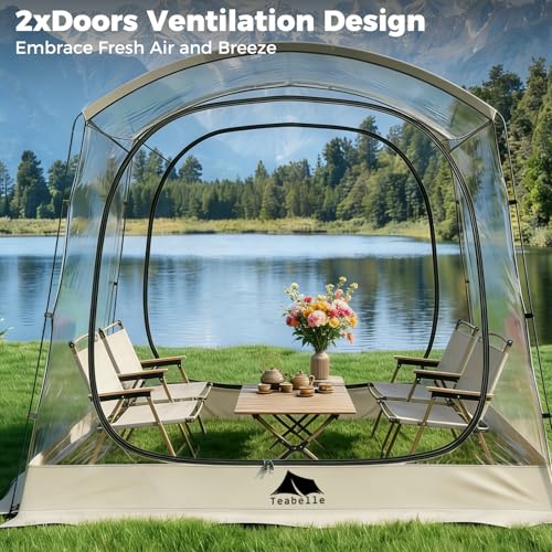 Carpa Burbuja Transparente Pop-Up para 1-4 Personas miniatura 6