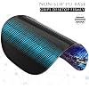 MROCO Ergonomic Mouse Pad with Wrist Support Gel, Comfortable Computer Mouse Pad for Laptop, Pain Relief Mousepad for Office & Home, 9.4 x 8.1 in, Black Flower