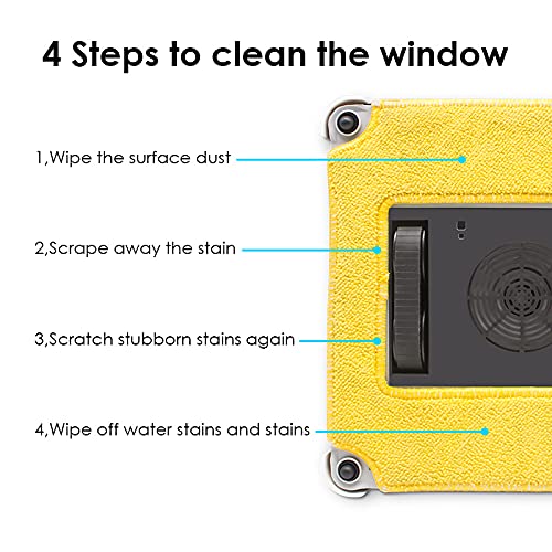 Mamibot W120T Window Cleaning Robot Vacuum with iGLASSBOT APP/Remote Control,Robotic Vacuum