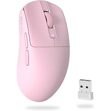 RK Royal Kludge M30 Wireless Gaming Mouse 12000 DPI 1000Hz Pink