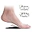 Dr.Foot Plantar Fasciitis Arch Support Shoe Insoles 5 Pairs, Thicken Gel Arch Pads for Flat Feet - Self-Adhesive Arch Cushions Inserts for Men and Women