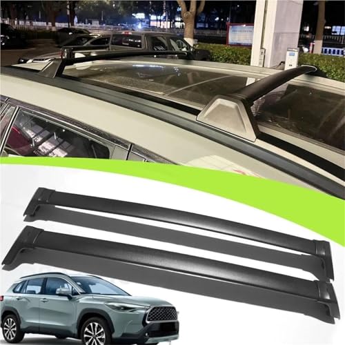 Barras de techo de aluminio para tus viajes en Toyota Corolla Cross 2