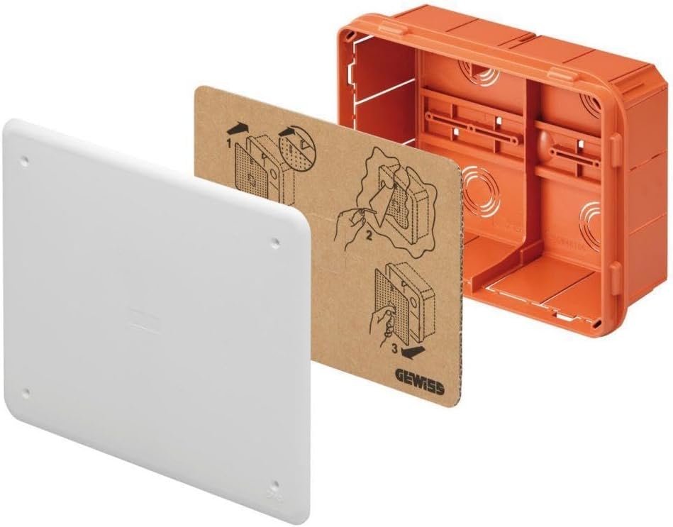 Scatole Incasso ECI 503E 3 Posti - Confezione Da 15 Pezzi, 108x74x53,5mm