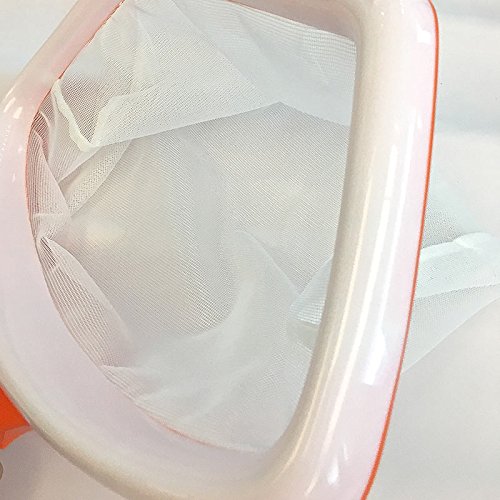 Épuisette de fond Deluxe avec filet en nylon pour piscine