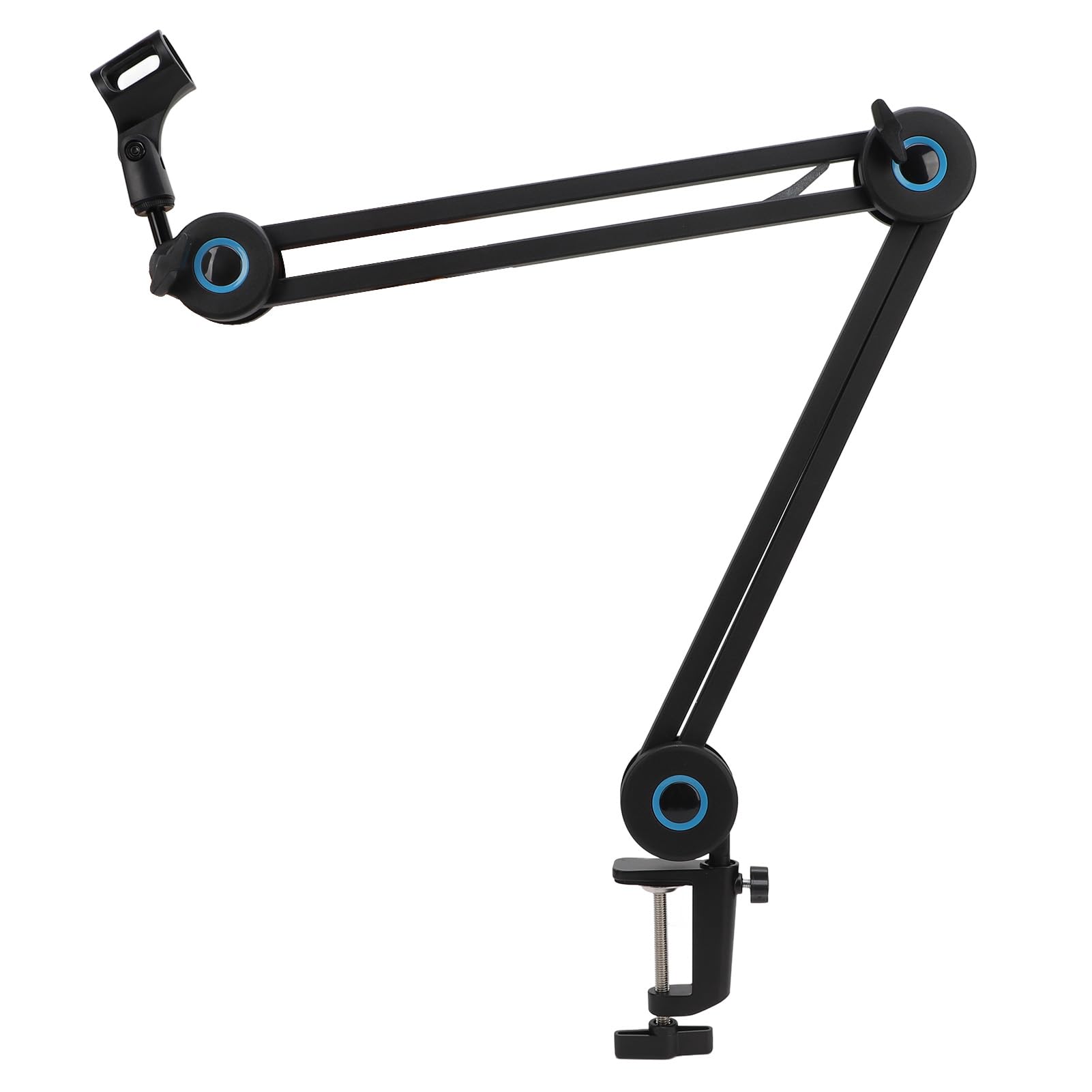 Sxhlseller Soporte para Micrófono con Brazo Articulado, Abrazadera Duradera y Segura, Brazo para Micrófono de Mesa para Espacio de Trabajo de Grabación de Estudio