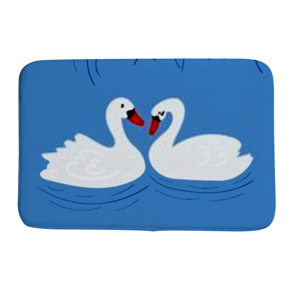 Tapis de bain en velours corail SwanShower haute absorption
