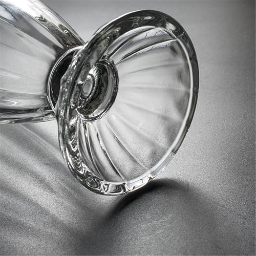 Vasos transparentes for beber de 13 oz con tallo y base estable para agua 6