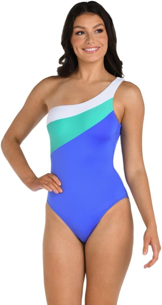 24th & Ocean Women’s Shoulder One Piece Swimsuit