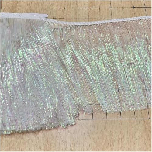 Flecos de lentejuelas de 20cm cortados con láser para vestidos de baile latino y ropa de danza 3