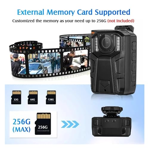 Cámara de cuerpo policial YSW-Y2 HD 1080P para documentar incidentes con memoria digital de 16GB 4