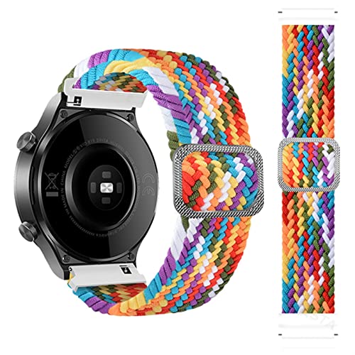 Bracelet nylon tressé 22mm 20mm sport et travail Solo Loop