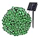 Solar String Lights 72ft 200 LED 8 Modes, Waterproof Starry Fairy Lights for Patio, Garden, Holiday, Christmas Decoration (Green)