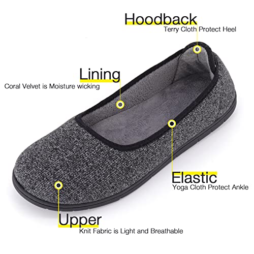 Nuhaus Women's Casual Slippers With Elasticized All Around The Opening And Removable Insole For Easy Wear #TOP3