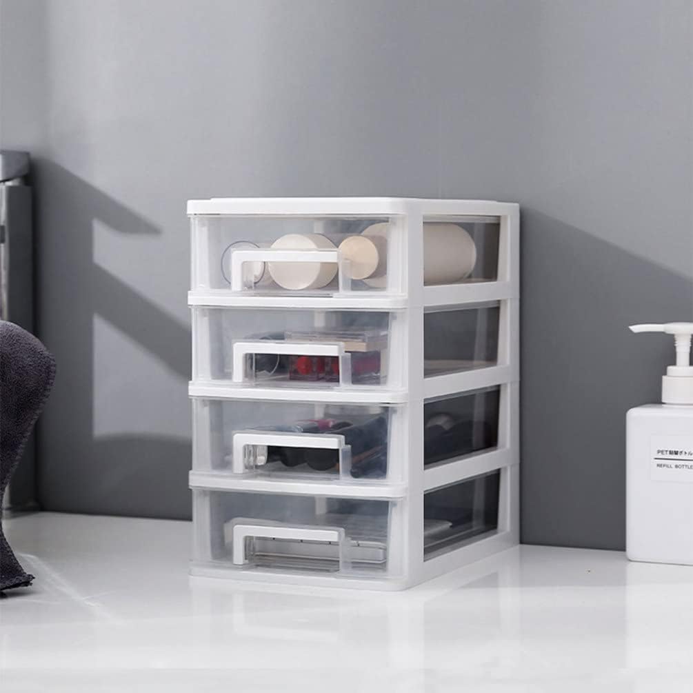 LIFKOME Storage Cabinet Plastic Drawer Type Closets Portable Multifunction Storage Rack Organizer Furniture Jewelry Organizer Jewelry Box 5- layers (White and Black)