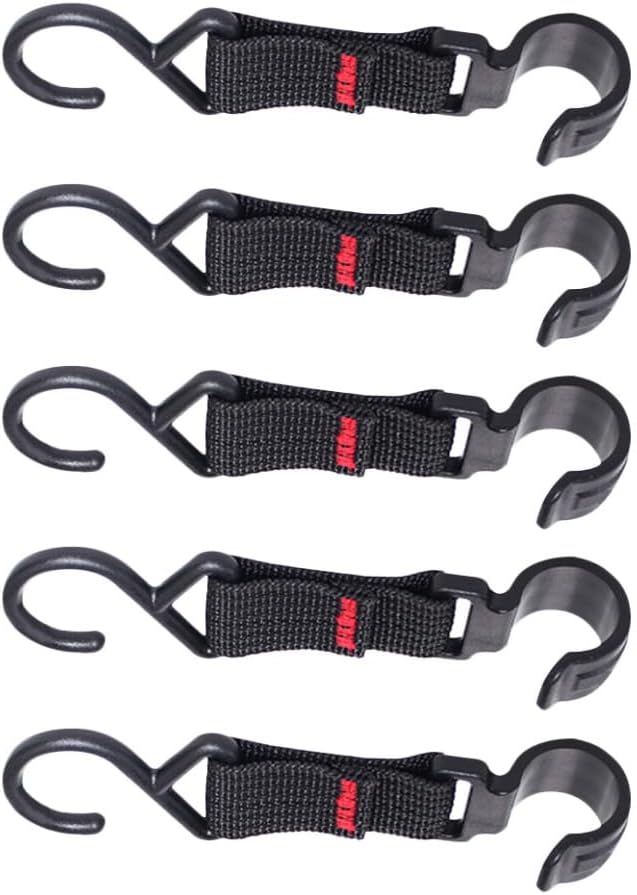 ULTECHNOVO 5pcs Outdoor Camping Hook Hanger Movable Storage for Organizing Gear Suitable for Hiking Tent Use and Home Garden Fits Poles