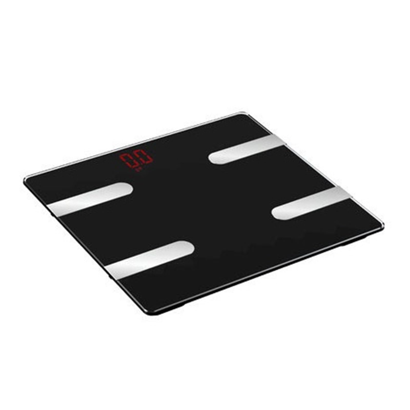 Smart Balance Bilancia Elettronica Da Pavimento Bagno For Uso Domestico For Grasso Corporeo Bluetooth BMI Umano Percentuale Di Preciso E Facile Da Leggere(Black)