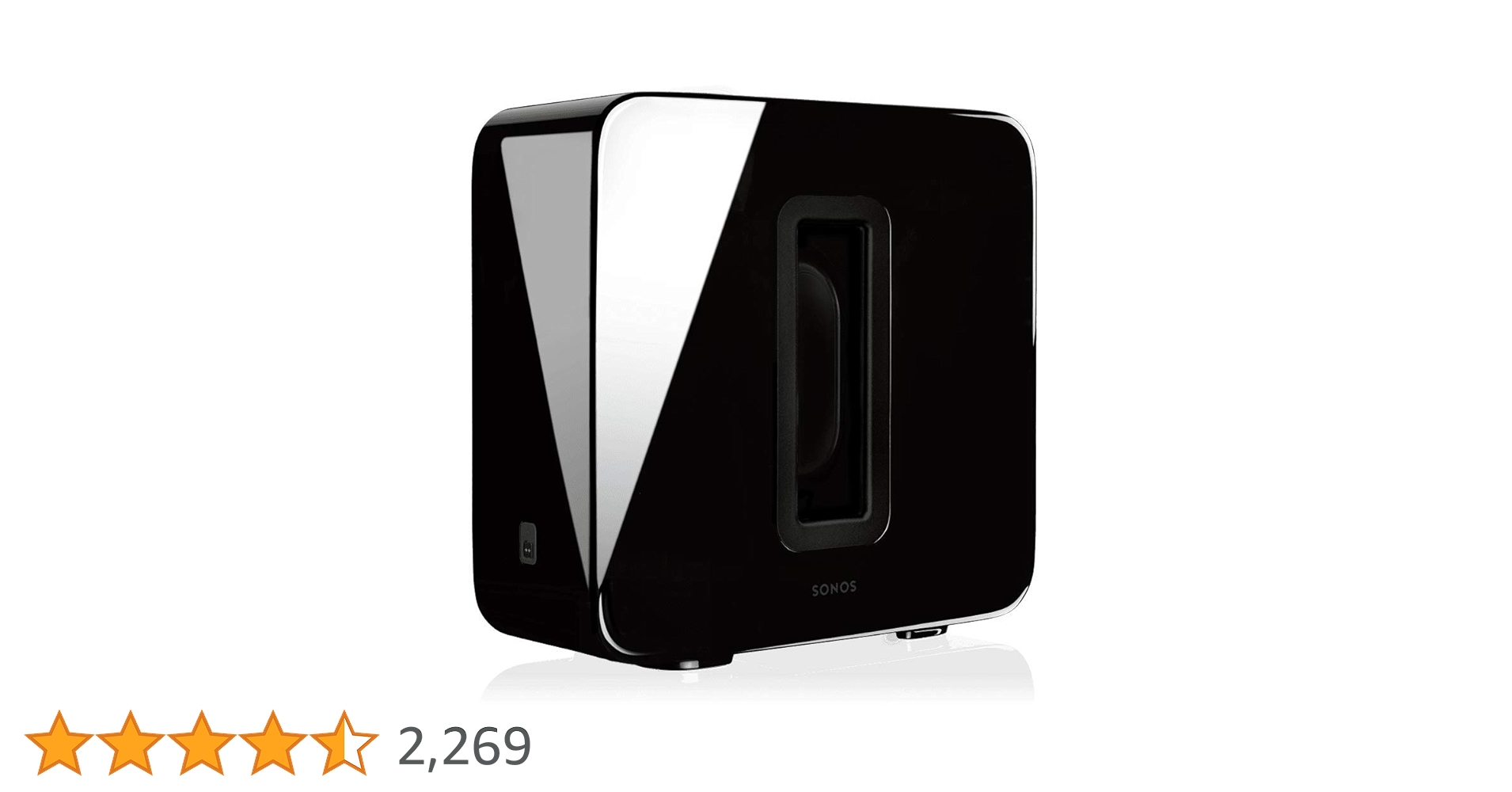 Sonos Sub - The Wireless Subwoofer for Deep Bass - Black