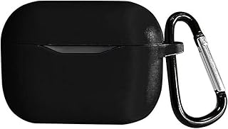 جراب حماية من السيليكون لسماعات لينوفو لايفبودز LP1، مضاد للانزلاق وقابل للغسل ومقاوم للغبار، بلون أسود