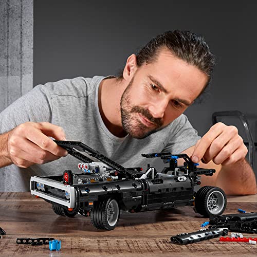 Image of LEGO Technic Fast & Furious Dom's Dodge Charger 42111 Race Car Building Set, New 2020 (1,077 Pieces)