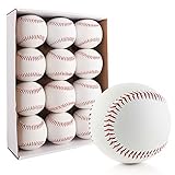 GKK Baseball Official Size Practice Training Baseballs 12 Ball Pack Blank Baseball Sports Youth/Kids...