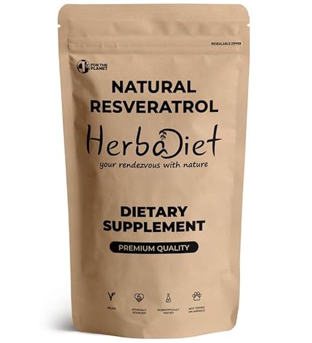 Trans Resveratrol 100% Pure Powder | 250 mg per Serving | Antioxidant Supplement for Heart and