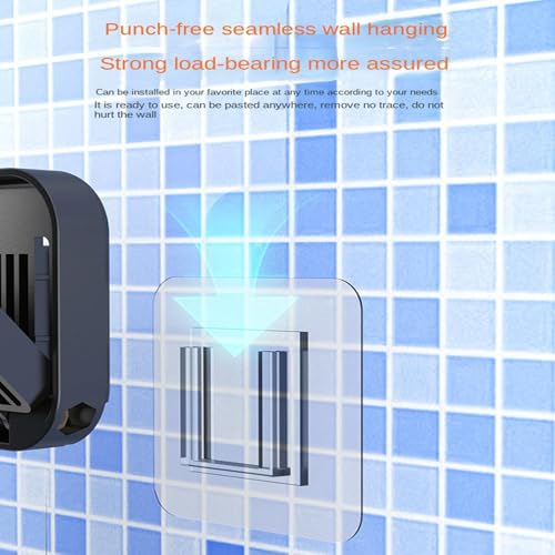 Soporte de teléfono celular para baño y viajes, ideal para uso en el hogar o habitaciones de hotel 5