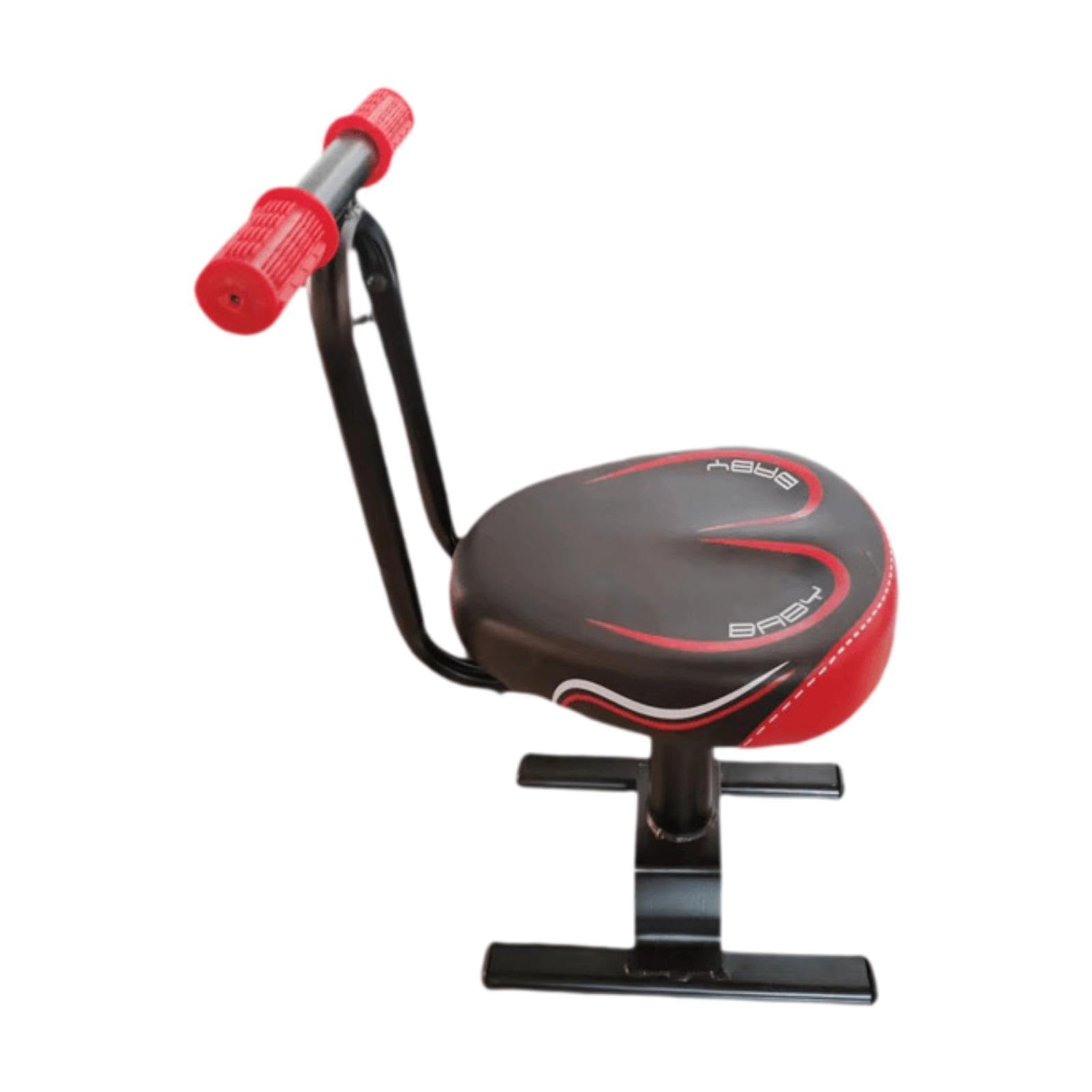 Milageto Seggiolino Bambino per Bicicletta con Recinzione di Braccioli Imbottiti Schienale Confortevole Materiali Solidi Montaggio Semplice Adatto a