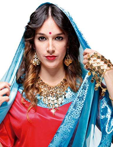 Colar e brincos de bailarina árabe