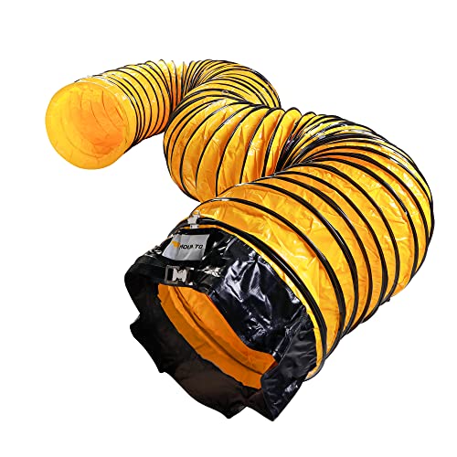 Image of MOUNTO 25FT PVC Flexible Duct Hosing for Exhaust Fan (12inch w /o Bag)