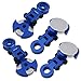 Hobbypark 4PCS Aluminum Magnetic Stealth Invisible Body Post Mounts for 1/10 RC Car (Navy Blue)