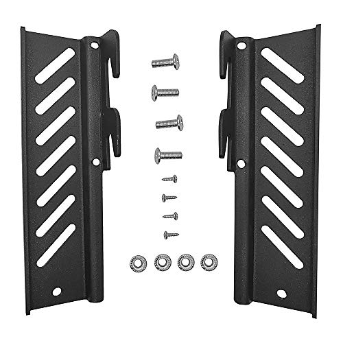 2 Pcs Down Hook Bolt-On to Hook-On Conversion Bracket for Headboard or Footboard, Adjustable Bed Rail Hook Plate Adapter,Hook Brackets for Attach Bed Rail to Headboard or Footboard - Image 2