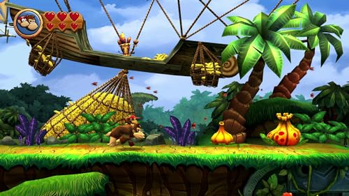 Nintendo Switch Donkey Kong Country Returns HD 2D platformspel met coöp, 80 levels, Rambi neushoorn - Afbeelding 6