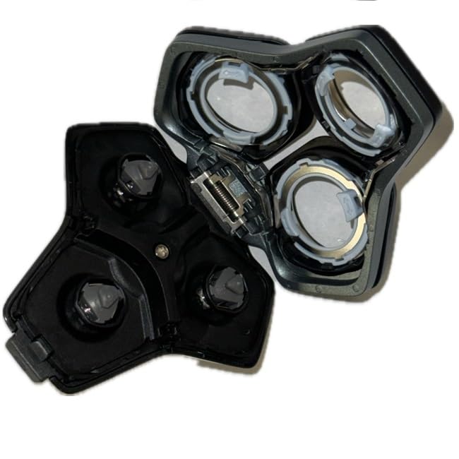 Replacement Bottom Unit, Head Holder and Retaining Rings Compatible with Select Philips Norelco Models S5531, S5579, S5586, S5880, S5588, S6600, S6800, S7782, S7783, S7788, S7885, S7886, S7887